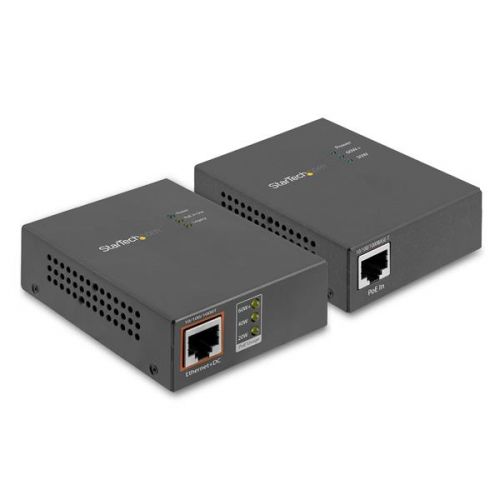 StarTech.com 1 Port 60W PoE Injector and PoE Splitter