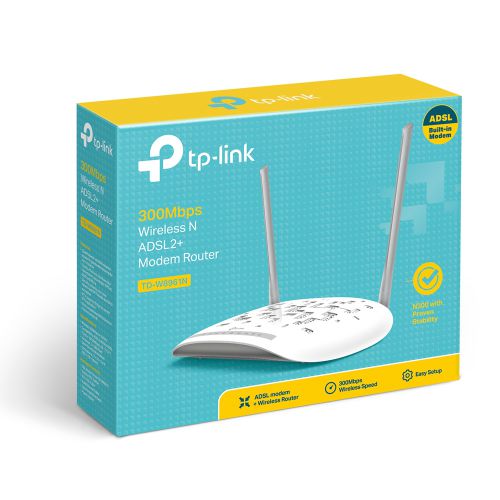 TP-Link 300Mbps Wireless N ADSL2 Plus Router Network Routers 8TPTDW8961N