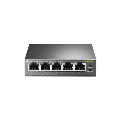 TP-Link 5 Port GB Desktop Switch with 4 Port PoE Ethernet Switches 8TPTLSG1005P