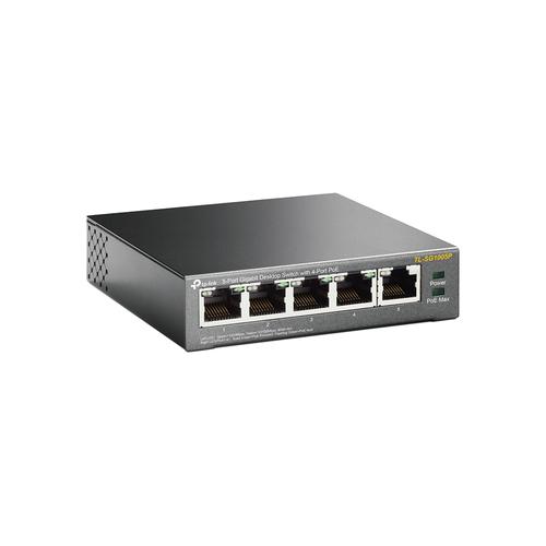 TP-Link 5 Port GB Desktop Switch with 4 Port PoE Ethernet Switches 8TPTLSG1005P