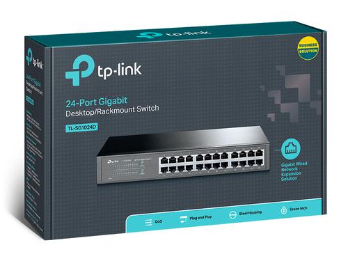 TP-Link 24 Port Gigabit Unmanaged Desktop Switch 8TPTLSG1024D