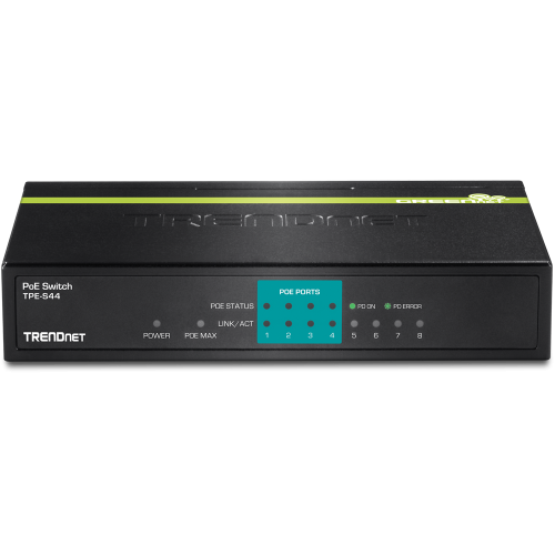 8 Port Desktop Switch with 4x PoE Ports