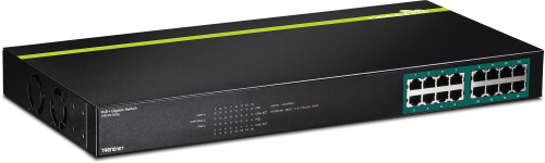 16 Port GREENnet Gigabit PoE Switch
