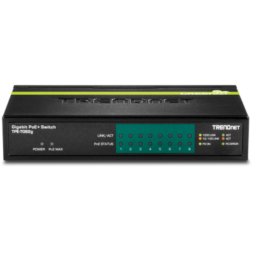 8 Port Gigabit PoE Unmanaged Switch