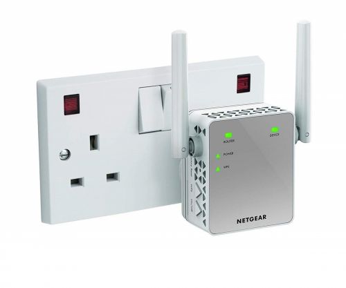 Netgear EX612 WiFi Dual Band Range Extender Home Plug Network 8NEEX6120100UKS