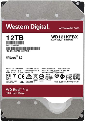 Western Digital Red 12TB 3.5 Inch SATA 7200 RPM Internal Hard Drive