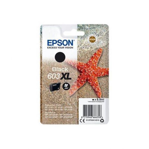 Epson 603XL Starfish Black High Yield Ink Cartridge 9ml - C13T03A14010  EPT03A14010
