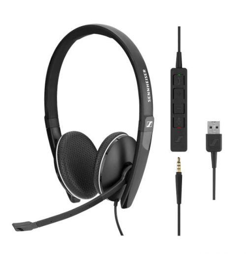 Sennheiser SC165 Wired Headset 3.5mm USB