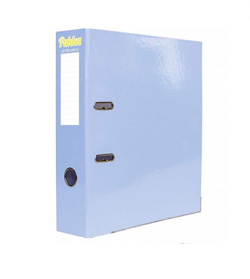 Pukka A4 Pastel Lever Arch File Blue BX10