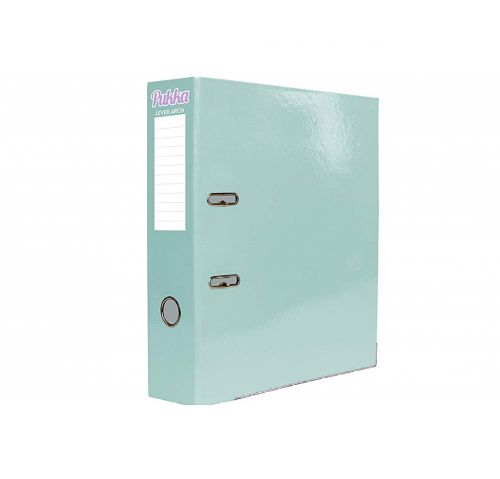 Pukka A4 Pastel Lever Arch File Mint BX10