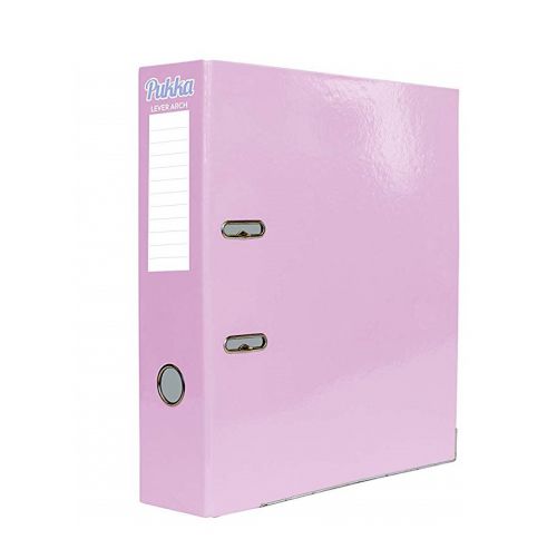 Pukka A4 Pastel Lever Arch File Pink BX10