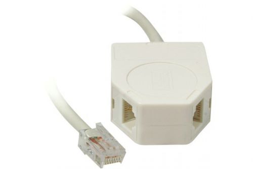 EXC RJ45 Male To 2 x RJ45 Splitter Cable