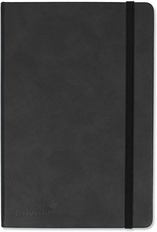 Silvine Executive Softfeel Notebook A5 Dot Ruled