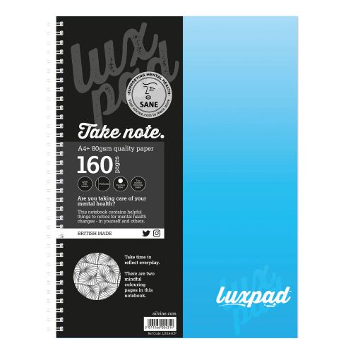 Silvine Sane Charity Notebooks A4+ PK6