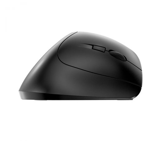 CH08801 | This CHERRY MW 4500 Ergonomic Wireless Mouse features a 45 degree design to help prevent wrist strain. The precise optical sensor has an adjustable resolution of 600/900/1200dpi. The convenient design features a scroll wheel and 6 buttons, including 2 thumb buttons. This black mouse is designed for right handed use.