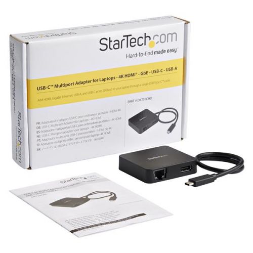 StarTech.com USBC Multiport Adapter with HDMI USB Hubs 8STDKT30CHD