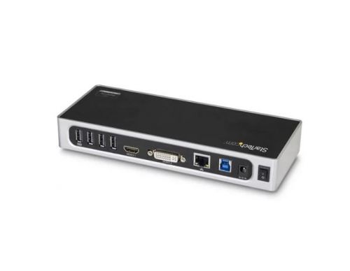 StarTech.com USB 3 Dual Monitor Dock HDMI DVI VGA 8STDK30ADD Buy online at Office 5Star or contact us Tel 01594 810081 for assistance