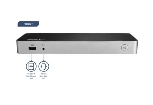 StarTech.com USB-C Dual 4K Monitor Docking Station with 60W Power Delivery