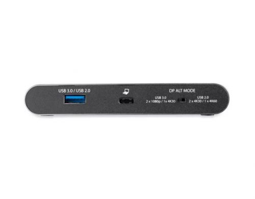 Transform your Windows laptop into a dual monitor workstation using this USB-C docking station. It offers support for dual HDMI monitors, 2 USB-A peripherals, a LAN port for GbE network access and an extended 1-metre host cable.DisplayPort™ Alternate Mode to Choose Your Video Display OutputAchieve dual 1080p up to a single 4K 60Hz display using the DisplayPort™ Alternate Mode (DP Alt-Mode) configuration switch.Reliable 100W Power Delivery Passthrough.The USB-C multiport adapter uses your USB-C laptop’s power adapter and can provide up to 100W Power Delivery (3.0) pass through with up to 85W for your host device for charging. The remaining wattage will power the docking station along with any attached USB-A peripherals such as smartphones and tablets.Multi-Stream Transport for Driverless Displays.The multi-stream transport technology (MST) in this dock powers two HDMI monitors with no driver installation required so you are up and running faster.Comprehensive Product Testing & Expert Technical Support.StarTech.com conducts thorough compatibility and performance testing on all our products to ensure we are meeting or exceeding industry standards and providing high-quality products to our customers. Our local StarTech.com Technical Advisors have broad product expertise and work directly with StarTech.com Engineers to provide support for our customers both pre and post-sales.This docking station is backed by a StarTech.com 3-Year warranty and free lifetime technical support.