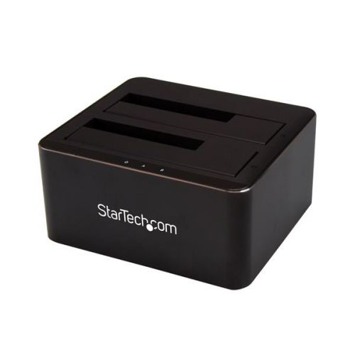 StarTech.com Dual Bay SATA HDD SSD Dock 2.5in 3.5in 8STSDOCK2U33V