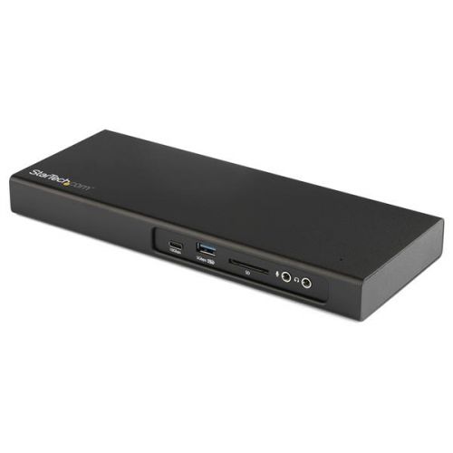 StarTech.com Thunderbolt3 Dock Dual 4K PCIe M.2 SD 8STTB3DK2DPM2 Buy online at Office 5Star or contact us Tel 01594 810081 for assistance