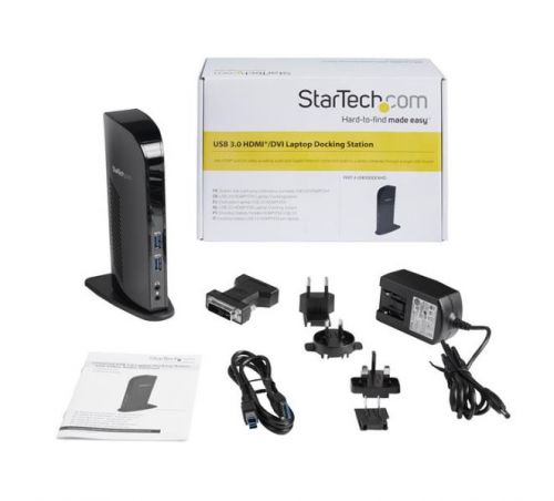 StarTech.com Universal USB 3.0 Laptop Docking Station 8STUSB3SDOCKHD Buy online at Office 5Star or contact us Tel 01594 810081 for assistance