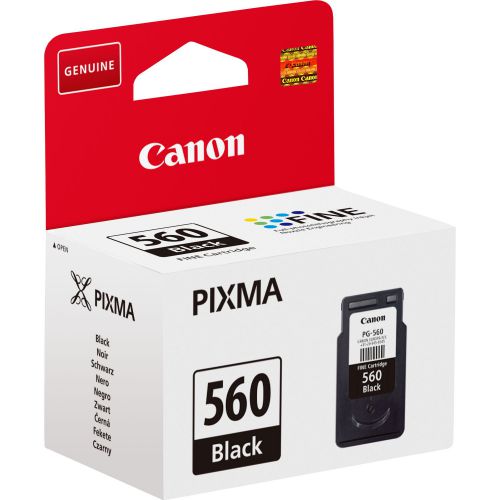 Canon PG560 EUR Black Ink Cartridge 7.5ml - 3713C001