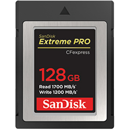 SanDisk 128GB Extreme Pro CFexpress Memory Card Type B Up to 1700Mbs Read Speed Up to 1200Mbs Write Speed Flash Memory Cards 8SDCFE128GGN4NN