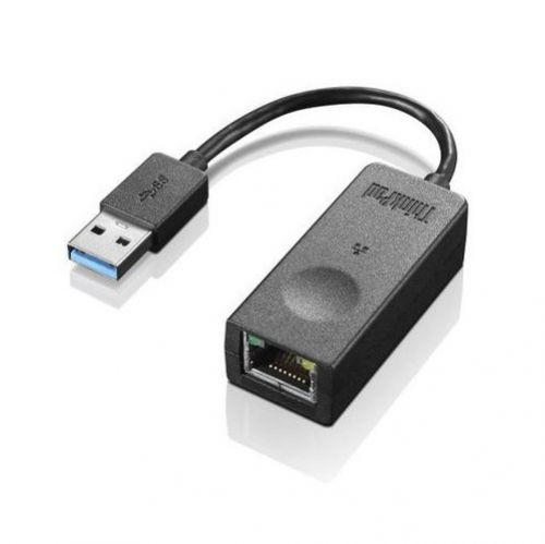 The ThinkPad USB3.0 to Ethernet Adapter is quick and easy way to connect your notebook and desktop to Ethernet connections. It’s ideal for imaging of systems or transferring large files quickly.