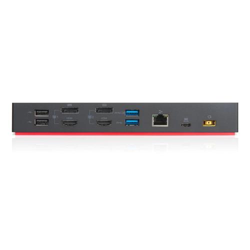 8LEN40AF0135UK | The ThinkPad Hybrid USB-C with USB-A dock expands the capabilities of most any laptop, new or old, making it perfect for enterprise customers with mixed-PC or shared-desk environments. Featuring enterprise-class manageability, like PXE boot and MAC address pass-through, the ThinkPad Hybrid USB-C with USB-A docking station offers three high-speed USB 3.1 ports and includes a USB-C to USB-A adapter to provide port replication to non-Lenovo or USB-C laptop computers. This ThinkPad Hybrid dock also supports dual monitor setups, up to dual UHD 4K resolution, and rapid charging for ThinkPad notebooks.