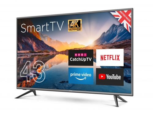 Cello 43in 4K Smart Ultra HD LED TV C43RTS4K