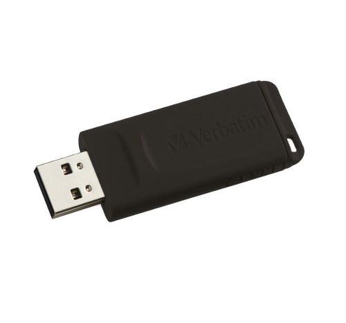 Verbatim Store n Go Slider USB 2.0 128GB Black 49328 - Verbatim - VM49328 - McArdle Computer and Office Supplies