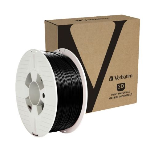 Verbatim 3D Printer Filament PLA 1.75mm 1kg Black 55318