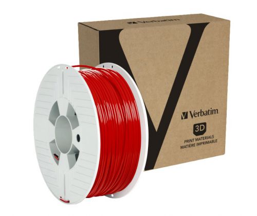 Verbatim 3D Printer Filament PLA 1.75mm 1kg Red 55320