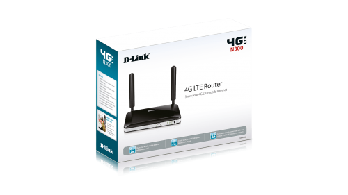 D-Link 2.4GHz SingleBand 4G Wireless LTE Router Network Routers 8DLDWR921E