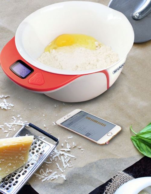 SMART Healthy Scale with APP Red White