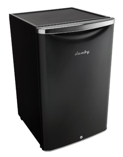 124L Black Undercounter Compact Fridge