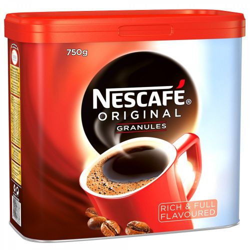 Case 6 x Nescafe Original 750g FOC 1Kg tin of Quality Street