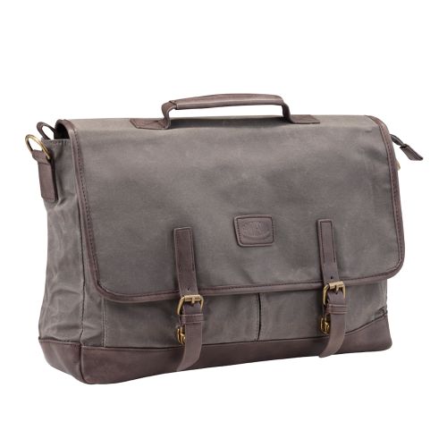 Pride and Soul Vegas Laptop Bag for Laptops up to 15 inch Grey/Brown