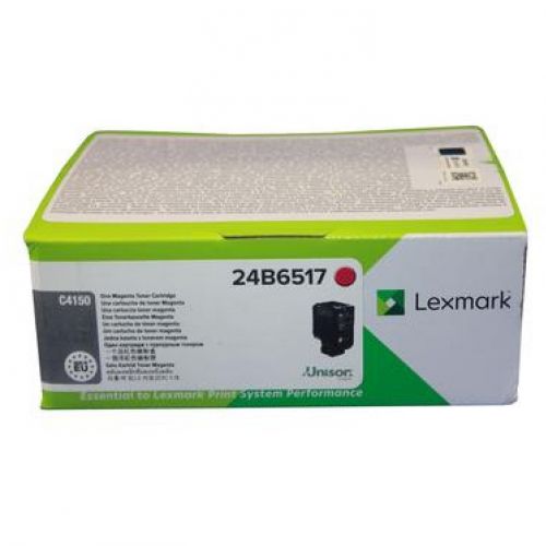 Lexmark 24B6517 Toner-Kit Magenta, 10.000 Pages For Lexmark C 4150 24B6517