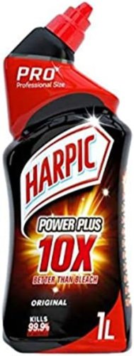 Harpic Powerplus 10 X Clean & Protect Original Toilet Gel 1 Litre  - 3251573 29973RH Buy online at Office 5Star or contact us Tel 01594 810081 for assistance