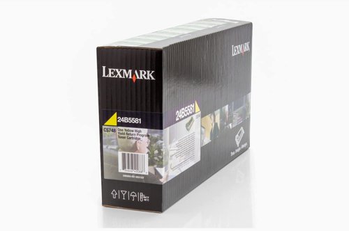 Lexmark 24B5581 Toner Cartridge Yellow, 10.000 Pages For Lexmark CS 748 24B5581