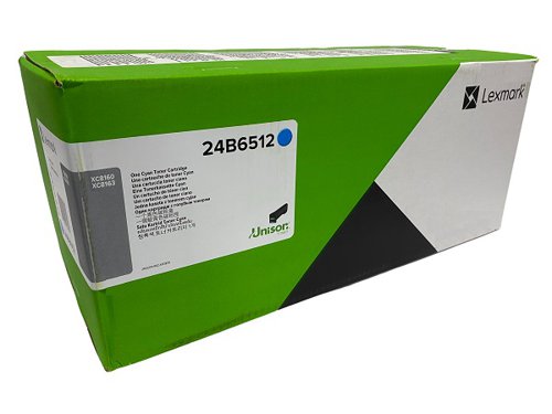 Lexmark 24B6512 Toner Cartridge Cyan, 50.000 Pages For XC 8160 Series 24B6512