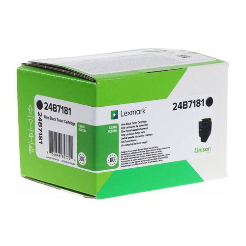 Lexmark 24B7181 XC2235 Black Toner Cartridge C2240 24B7181