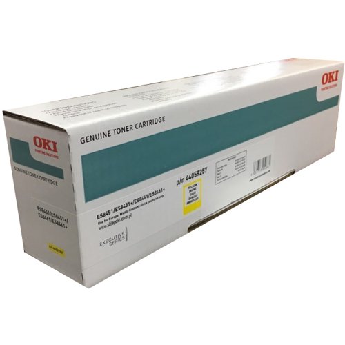 OKI 44059257 Toner-kit Yellow 9.000 pages ISO/IEC 19752 for OKI ES 8451 44059257
