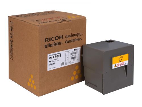 Ricoh 842193 Toner Yellow MPC6503/8003