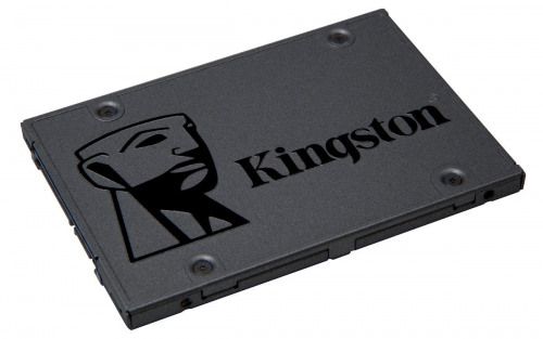 8KISA400S37480G | Kingston’s A400 solid-state drive dramatically improves the responsiveness of your existing system with incredible boot, loading and transfer times compared to mechanical hard drives. Powered by a latest-gen controller for read and write speeds of up to 500MB/s and 450MB/, this SSD is 10x faster than a traditional hard drive for higher performance, ultra-responsive multi-tasking and an overall faster system. Also more reliable and durable than a hard drive, A400 is available in multiple drive form factors and capacities from 120GB–960GB.