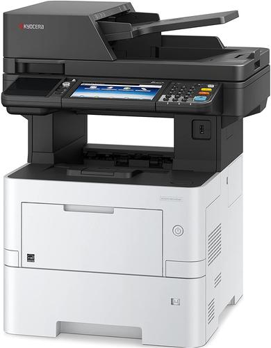 8KY1102V23NL0 | These 45 ppm MFPs are the best choice for demanding work groups (small to large) looking for a compact, flexible and easy-to-use device combined with outstanding low running costs. Simplified login possibilities eliminate access bottlenecks while keeping the security of your documents high. The document workflow can easily be optimised thanks to the individually customisable colour touch panel and the integrated open solution platform HyPAS. Their long-life components provide exceptional reliability and low running costs, and help keep the environmental and financial impact to an absolute minimum.
