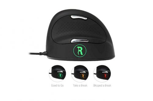 R-GO HE Break Ergonomic Vertical Wired Mouse Large Right Hand RGOBRHEMLR RG49061 Buy online at Office 5Star or contact us Tel 01594 810081 for assistance