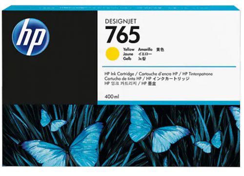 HP No 765 Yellow Standard Capacity Ink Cartridge 400ml - F9J50A